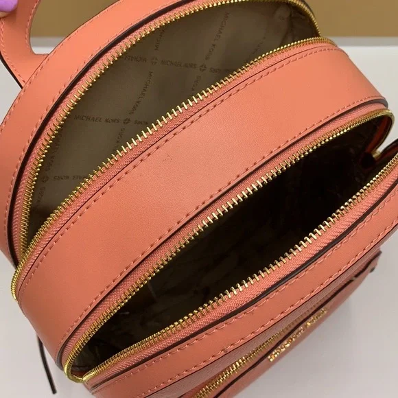 Michael Kors Jaycee Medium Zip Pocket Backpack Sherbert color - Picture 8 of 16